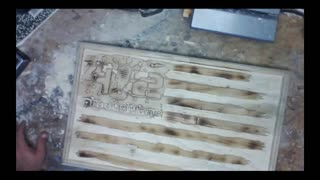 Jolly Roger Woodshed | 412 Productions Flag Sign