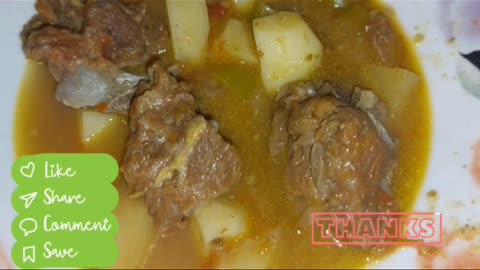 Mutton Curry with potatoes