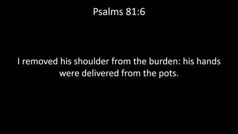 KJV Bible Psalms Chapter 81