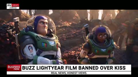 Buzz Lightyear film banned over kiss