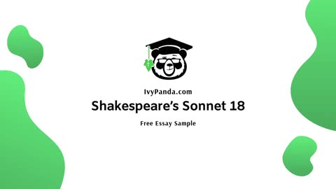 Shakespeare’s Sonnet 18 | Free Essay Sample