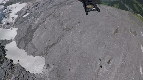 Wingsuit Flyers in the Swiss Alps