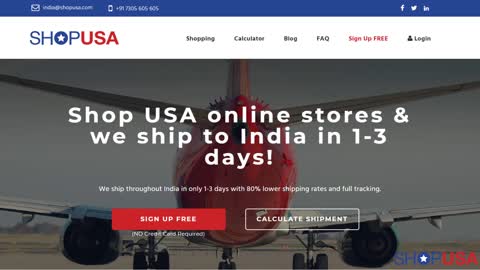 Shop in USA &amp; Ship to India with low shipping Price @ShopUSA