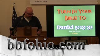 030 The Fall of Babylon (Daniel 5:13-31) 1 of 2