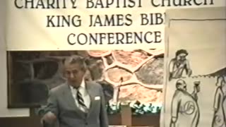 Dr Ruckman, To do less than best KJV conf 1993