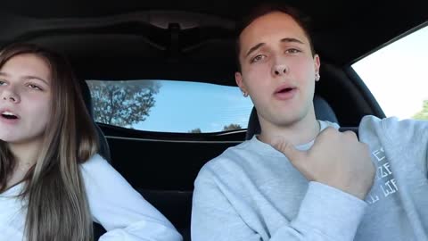 Leading My Boyfriend On While He Drives To See How He Reacts... *Gets Awkward*