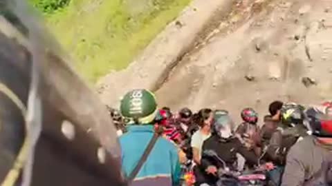 Live landslide in Muglin Nepal