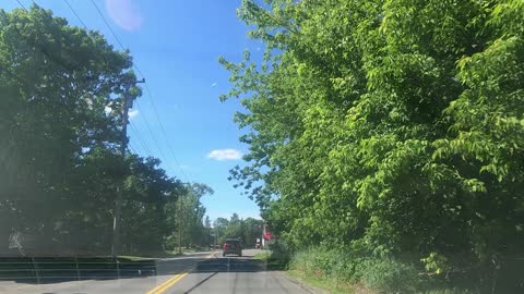 Driving Around Rural Maine. Shot on GoPro Hero 9. Sped up 16x.