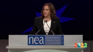 Kamala Gives CRINGEY Speech In Front Of Teachers