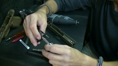 Glock prepping your frame and slide to maximize Johnny's kits EDUCATIONAL ONLY