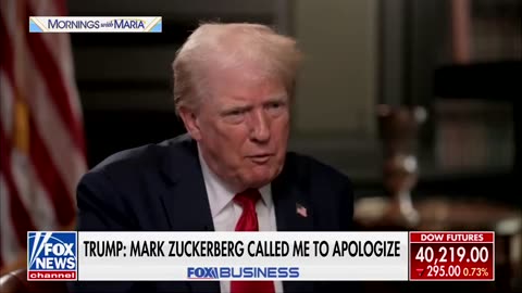 Mark Zuckerberg calls Trump to apologize
