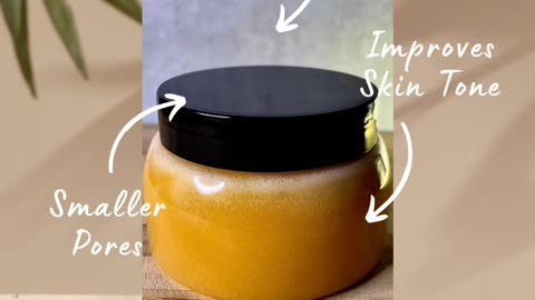 Moisturizing orange mango sugar scrub!