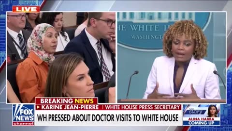 KJP *ERUPTS* When Reporters Press Her on Neurologist Visiting Joe Biden