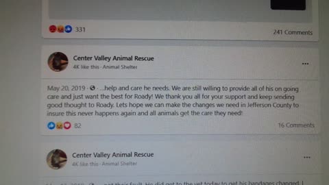 Center Valley Animal Rescue WILLING to Provide Ongoing Care. Bait and Switch