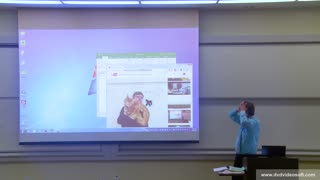 Math Professor Fixes Projector Screen (April Fools Prank)