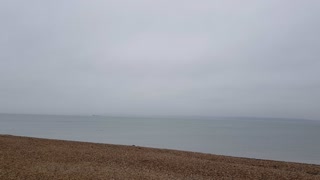 Rainy. Overlooking the Isle of wight. Near Lee on solent