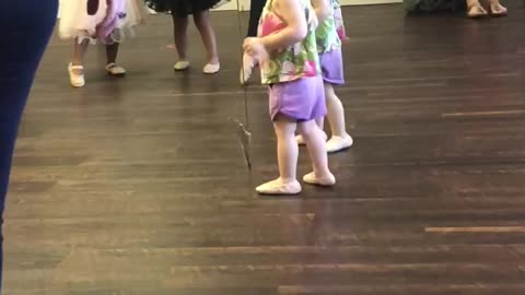 Princess Mila dances to the best of her own drum