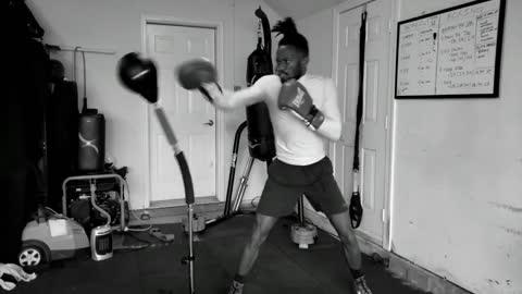 Boxing training at home