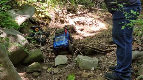 Creek Crawl with Connie and her Updated Traxxas TRX4