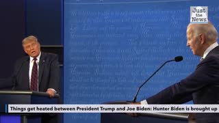 The president brings up Hunter Biden in the debate