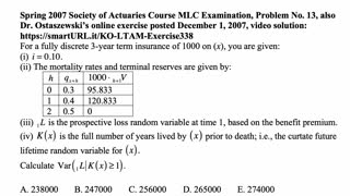Exam LTAM exercise for June 28, 2021