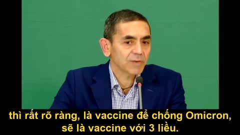 Biontech CEO: Vaccine chống Omicron sẽ cần 3 liều