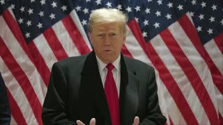 Former President Trump delivers remarks after bond gets reduced