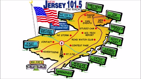 101.5 FM WKXW (New Jersey First News) (New Jersey) (9-11-2001)