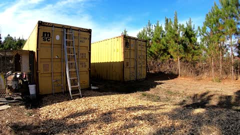 getting our 2nd Shipping Container