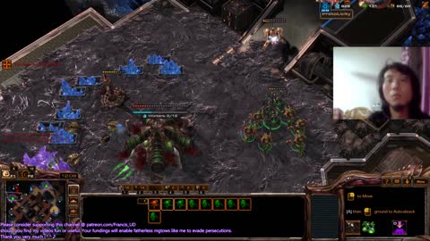 starcraft2 two games on cosmic sapphire zerg v barcode terran & protoss with 1900+MMR two victories!