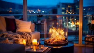 Relaxing Cozy Night Sax Relaxation Background Music