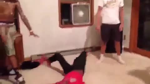 Man doing back flip - funny fail video