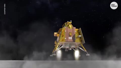 India lands on the moon, cheers erupt as Chandrayaan-3 touches down _ USA TODAY