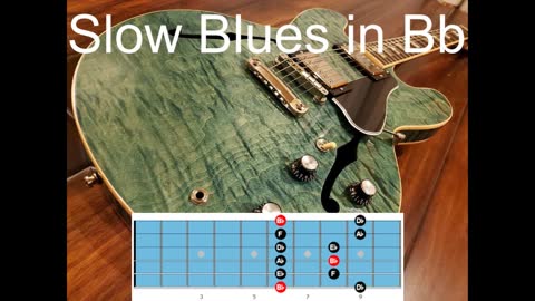 Slow Blues Backing Track in Bb