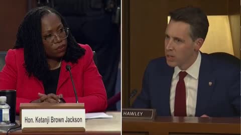 Sen. Hawley: "He was 18. These kids were eight. I don't see in which sense they're 'peers.'"