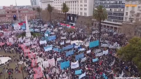 Argentina uprises, demonstration