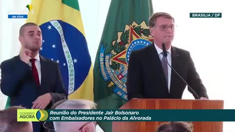 Reunião do Presidente Jair Bolsonaro com Embaixadores no Palácio da Alvorada
