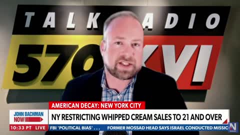 The Post Millennial's Ari Hoffman reacts to New York restricting the sale of canisters of whipped cream to people over 21