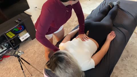 Massage, Sauna, Adjustments! Dr. Mondragon Gets Deep Tissue Massage by Gloria LMT