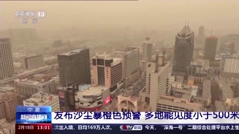 Severe sandstorms hit northwestern China