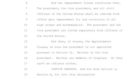 Donald J. Trump V. Norma Anderson, ET AL. Supreme court transcripts.