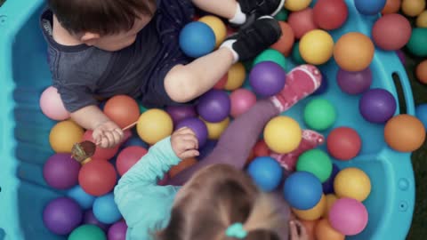 Happy Kids Playing - Cute kids playing, smiling, enjoying the world. Happiness, happy music.