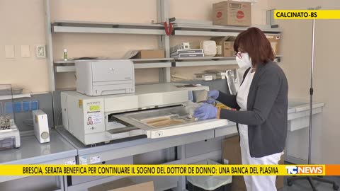 Brescia, serata benefica per continuare il sogno del Dottor De Donno: una banca del plasma