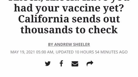 *Knock Knock* did you get the vaccine yet??