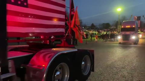 HAPPENING NOW: The Peoples Convoy has arrived in Hagerstown, MD
