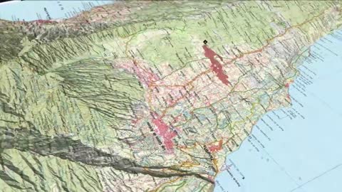 9/22/2021 Update of Canary Island- 3D Model shows the Lava destroyed a town