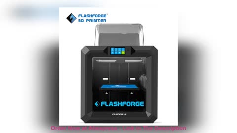 ⭐️ Flashforge Guider II 3d Printer 280*250*300mm Large Size Heating Platform Resume Printing Fully