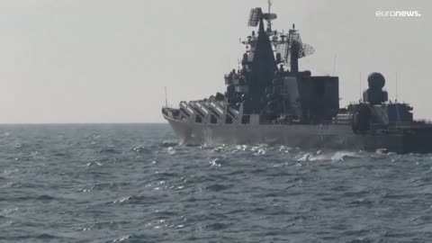 Russia admits flagship of Black Sea fleet 'seriously damaged'