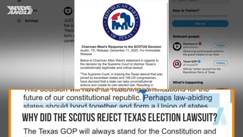 Why did the Supreme Court reject Texas' election lawsuit-FBI summons Texas AG Ken Paxton to court