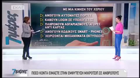 Διαφημίζουν στην Ελληνική τηλεόραση την εμφύτευση τσιπ ( Χάραγμα ) στους ανθρώπους